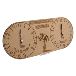 Compteur pétanque gravé - cadeau personnalisé
