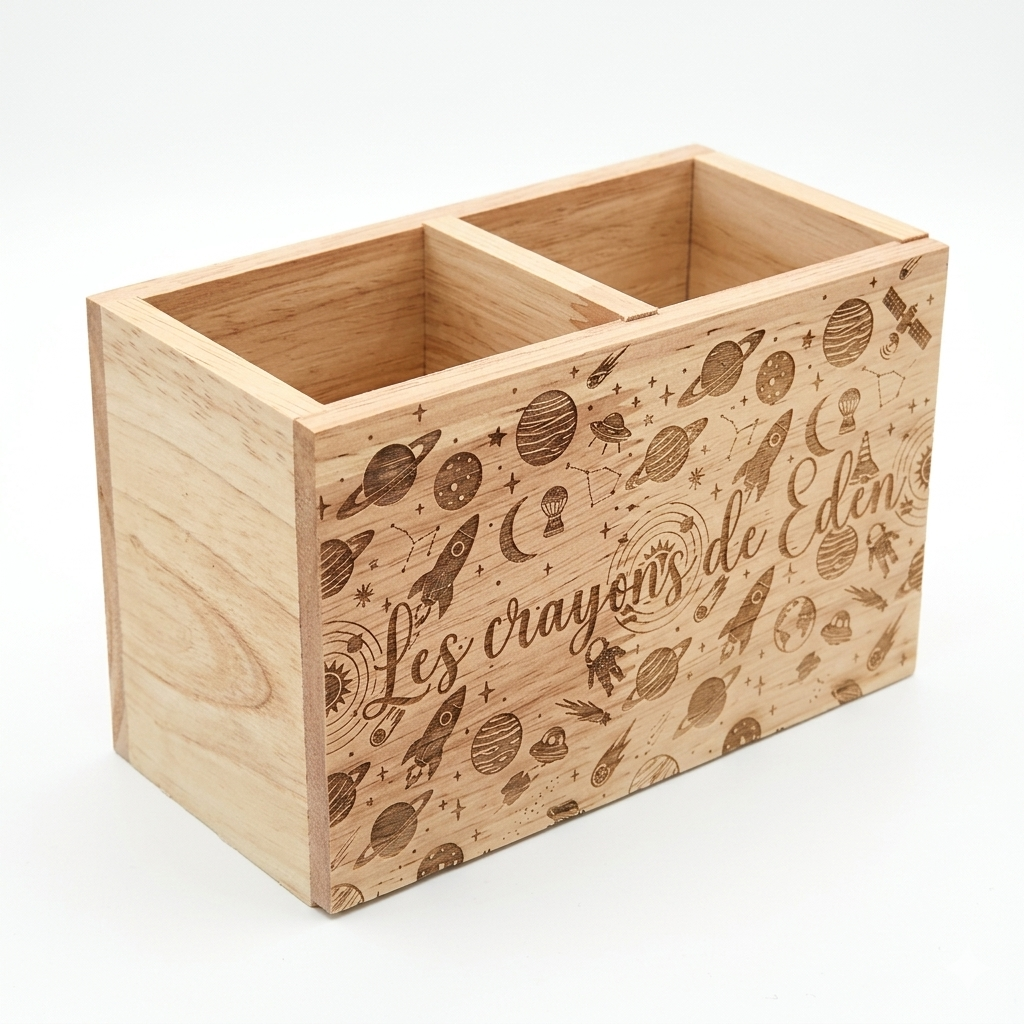 Porte-crayons Double